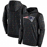 Men's New England Patriots Nike Charcoal 2021 NFL Crucial Catch Therma Pullover Hoodie,baseball caps,new era cap wholesale,wholesale hats
